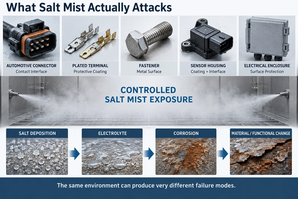 IEC 60068-2-11 salt mist corrosion test applications